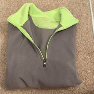 100% Polyester quarter Zip